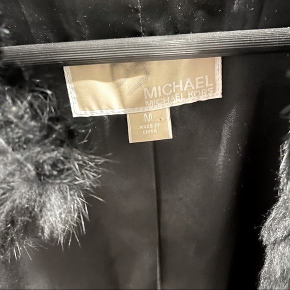 Michael Kors Real Rabbit Fur Vest - RARE Women Fitted Coat Size Medium - Picture 11 of 14